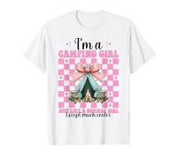 Tienda de campaña I'm A Camping Girl Just Like A Normal Girl Camper Camp Camiseta