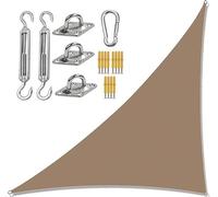 Tienda de campaña impermeable con bloqueo UV de 2 m x 2 m para jardín, patio, camping, incluye kit de fijación, refugio portátil al aire libre para protección solar y cobertura de lluvia