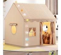 Tienda De Campaña Infantil | Tienda para Niños Interior | Casita Infantil Tela De Juegos con Ventanas | Tiendas De Campaña Castillo | Cabaña I-nfantil para Niños 3 a 13 años