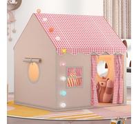 Tienda De Campaña Infantil | Tienda para Niños Interior | Casita Infantil Tela De Juegos con Ventanas | Tiendas De Campaña Castillo | Cabaña I-nfantil para Niños 3 a 13 años