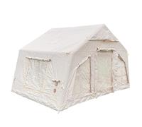 Tienda de campaña inflable para exteriores, Tienda de campaña inflable con bomba, impermeable, resistente al viento, con ventanas y puertas de malla, for 2 a 6 personas, varios tamaños.(360*250*220CM)