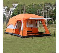 Tienda de campaña inflable para exteriores, Tienda de campaña tipo yurta for exteriores, 4 estaciones, impermeable, multicolor, varios tamaños, 2 habitaciones, 1 sala de estar, ventilación ajustable(O