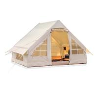 Tienda de campaña Inflable para Exteriores, Tienda Inflable con Bomba Manual for 6-8 Personas, Air Glamping, portátil, Impermeable, Resistente al Viento, Oxford, for 4 Estaciones.