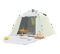 Tienda de campaña instantánea, refugio plegable de fácil montaje, tienda de apertura instantánea, para picnic, pesca, alpinismo, senderismo, así como para adultos adolescentes y parejas