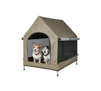 Tienda de campaña Knuffelwuff para exteriores con estructura metálica y techo de tela transpirable