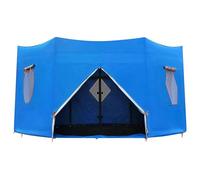 Tienda de campaña para cama elástica, cubierta plegable, toldo transpirable a prueba de sol con material duradero, uso al aire libre para protección de días lluviosos, accesorios de trampolín anti-UV