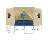 Tienda de campaña para cama elástica - Tienda de campaña plegable impermeable, toldo para cama elástica, protección UV, patio al aire libre, jardín, césped, camping