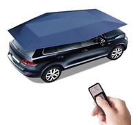 Tienda de campaña para coche, totalmente automática, cubierta de paraguas portátil, cochera móvil, toldo de protección para automóvil plegado, parasol, refugios, sombrilla para exteriores,Blue-4.9m