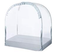 Tienda de campaña para cuna, cubierta de malla transpirable para cuna, 27.5 x 51.1 x 55.1 pulgadas, adorable protector de sueño, protección de camas emergentes para evitar que el bebé salga, seguridad
