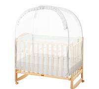 Tienda de campaña para cuna, cubierta de malla transpirable para cuna, recinto desplegable para cama de bebé, prevención de escalada y sueño seguro, protección para guardería, para dormitorio, viajes