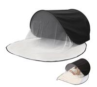 Tienda de campaña para dormir - Tienda de campaña para dormir que bloquea la luz, ayuda de descanso plegable, cubierta de viaje transpirable, protector de luz para la hora de dormir para uso diario