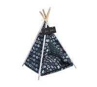 Tienda de campaña para gatos para perros de tamaño pequeño, casa de juegos interior con cojín, transpirable, cama para dormir, tienda de campaña extraíble para perros