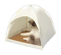 Tienda de campaña para gatos - Refugio aislado al aire libre, tienda de campaña transpirable para mascotas | Refugio portátil extraíble multiusos, diseño acogedor resistente a la intemperie con