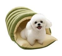 Tienda de campaña para mascotas, 45 x 30 x 19 cm, cerrado para dormir, cama cálida para perros, casa de gato de descanso silencioso, cama de dormir para mascotas para cachorros pequeños, medianos
