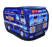 Tienda de campaña para niños en el interior, tienda de juegos para niños, juego emergente en forma de vehículo con puerta abatible y apertura superior, casa de juegos para con marco de alambre