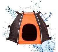 Tienda de campaña para perros | Tienda de campaña para perros de poliéster al aire libre - Tienda de campaña impermeable de apoyo para mascotas, reservas de camping plegables portátiles para césped