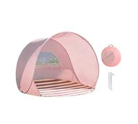 Tienda de Campaña para Playa Automática 145x145x110 cm - Plegable Portátil UPF 50+ Anti-UV, Pabellón de Sol para 3-4 Personas con Ventana y Estacas, Ideal para Playa, Picnic, Camping, Parque