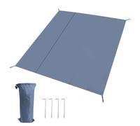 Tienda de campaña para protección del suelo de camping | Esterilla plegable para camping, resistente a desgarros, con compartimento de almacenamiento, secado rápido para terraza, balcón, senderismo