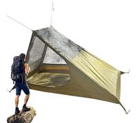 Tienda De Campaña para Senderismo 1 | Tienda Camping Individual,Refugio Ventilado con Malla Armado Rápido Ligero para Camping Senderismo Festivales Pesca Caza Exterior