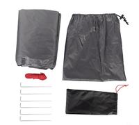 Tienda de campaña para una sola persona con rejillas de ventilación de malla, ideal para aventuras de verano (gris oscuro)