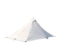 Tienda de campaña piramidal ultraligera para acampar y senderismo, refugio de una sola capa con tela 210T, diseño impermeable y resistente al viento, fácil instalación con bastones de senderismo para