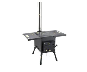 Tienda de campaña plegable cúbica for picnic, sauna, campamento, chimenea individual, estufa de leña portátil, horno de casete(T361H)