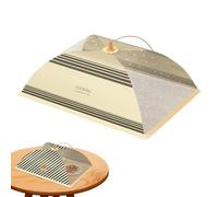 Tienda de campaña plegable para alimentos: cubierta de malla grande de 80 x 50 cm, red fina sin costuras de 360°, pantalla transpirable a prueba de polvo, marcos de acero gruesos | Mesas de picnic reu