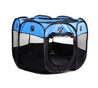 Tienda de campaña plegable portátil para mascotas, corralito para mascotas para animales pequeños, corralito de viaje, extraíble, tienda de campaña para gatos al aire libre, resistente a la