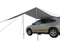 Tienda De Campaña Portátil A Prueba De Agua Del Toldo Del Coche, Toldo De Lluvia En La Azotea Del Automóvil, Tienda De Techo Al Aire Libre Para Acampar Para Varios Modelos De SUV 300x150 Cm (Cachi)