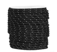 Tienda de campaña reflectante Guyline Cuerda 4 mm, 30 m resistente al | Línea de seguridad de alta visibilidad para el toldo del toldo de la lona, para el accesorio al aire libre durable del