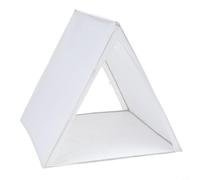 Tienda de campaña tipi para niños con diseño plegable y estructura estable, perfecta para jugar, leer y dibujar (blanco)