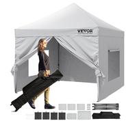Tienda de campaña tipo gazebo para exteriores VEVOR Pop Up de 10 x 10 pies con paredes y bolsa de transporte en color