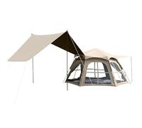 Tienda de campaña - Toldo plegable totalmente automático para varias personas, diseño portátil e integrado, ideal para uso en exteriores (240 x 280 x 160 cm)