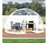 Tienda de campaña transparente de burbujas de 12 pies, para jardín de 5 a 7 personas, impermeable al aire libre, cabina de camping, casa de burbujas de PVC de grado comercial para campamento familiar