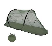 Tienda de campaña transpirable con forma de barco, para acampar al aire libre, mosquitos, malla extendida para lanzar a mano, tienda plegable portátil duradera para acampar