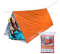 Tienda de campaña tubular, tienda de emergencia para 2 personas, resistente al viento, resistente al agua, aislamiento térmico, multiusos, emergencia, para senderismo, montañismo, actividades al aire