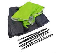 Tienda de campaña ultraligera con bolsa de transporte para senderismo, cuenta con puertas dobles y construcción robusta para todas las condiciones climáticas (2 personas verde)
