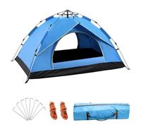 Tienda de campaña ultraligera para 3-4 hombres, tienda de campaña desplegable para adultos, tienda de playa portátil, refugio solar, tienda de campaña ligera para impermeable, resistente al viento, UV
