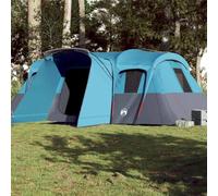 Tienda de campaña ultraligera, túnel familiar para 16 personas, color azul, impermeable, para excursiones en bicicleta, trekking