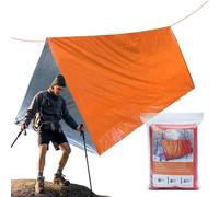 Tienda de campaña y refugios de supervivencia, tienda de campaña para 2 personas, impermeable, ligera, resistente al viento, saco térmico, saco de dormir, equipo para senderismo, montañismo, camping