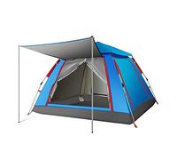 Tienda de Carpa Familiar de Carpa al Aire Libre Automática de Carpa de Campamento de Campamento a Prueba de Lluvia al Aire Libre Sol portátil 3-4 Personas Tien de Dosel para Acampar Hello