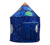 Tienda de cohete portátil - Casa del juego para el tema del espacio interior, refugio del juego de la simulación de la galaxia para el jardín de la casa al aire libre, imaginativa para ellos