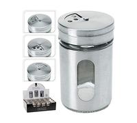 Tienda de comestibles metalico con diferentes tipos de espolvoreador