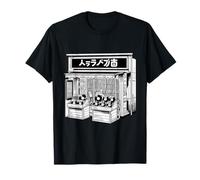 Tienda de discos de vinilo japoneses retro Tokio Street Music Vibes Camiseta