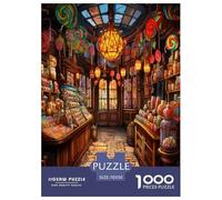 Tienda de Dulces Puzzle Imposible,desafío para Adultos Entretenimiento Creativo 1000 Piezas Obra De Arte De Juego De para Adultos Y Niños A Partir De 12 Años 70x50cm/1000pcs