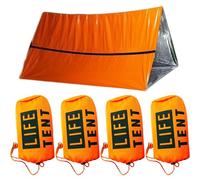 Tienda de Emergencia 8x5x3ft Tienda de Supervivencia portátil PROBAJE Impresion VERDING Trabajo DE FILOF ARTIGULO Ligero DE Emergencia para Camping, CAMISIÓN Y Actividades EN Alta