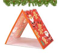 Tienda De Juego De Casa De Jengibre Casa De Juegos para Fiestas | Juego de Tienda de Campaña Navideña para Fiestas Para Hogar Granja Estudio Habitación Infantil Dormitorio Só