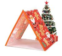 Tienda De Juego De Navidad Casita De Juegos para Fiestas De Temporada | Casa De Fiestas Invernal Interior Para Sala De Estar, Dormitorio, Habitación Infantil, Estudio, Sótano, Ático