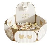 Tienda de Juegos Plegable con Pelotas: Parque Infantil para Interiores y Exteriores, Piscina emergente con Piscina de Bolas, Centro de Actividades portátil para Juegos, Juguete Suave y Entre