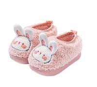 Tienda de la compra Caja registradora Invierno Boys And Girls Home Cute Padded Wool Slippers Baby Baby Cotton Shoes Zapatillas Niños Niño Forrado, Rosa., 25 EU